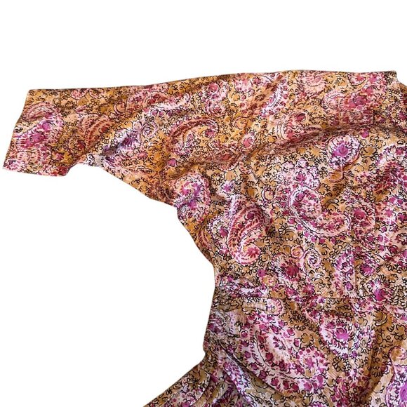 Jerry Gilden Spectator Floral Print Vintage Retro Dress 1950s Size Small Women's - Picture 3 of 11